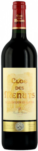 Вино "Clos de Menuts", Saint-Emilion Grand Cru AOC, 2015