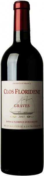 Вино Clos Floridene Rouge, Graves AOC, 2007