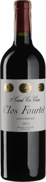 Вино Clos Fourtet, Saint-Emilion AOC 1-er Grand Cru Classe, 2015