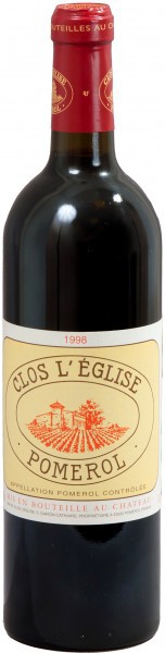 Вино Clos L'Eglise, Pomerol AOC, 1998
