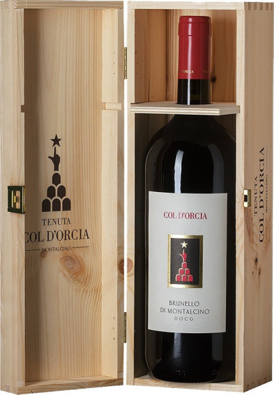 Вино Col d'Orcia, Brunello di Montalcino DOCG, 2001, wooden box