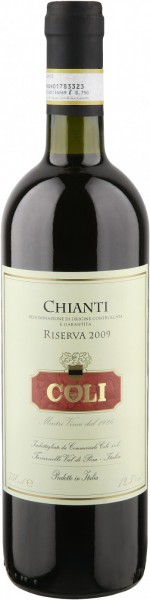 Вино Coli, Сhianti Classico Riserva DOCG, 2009