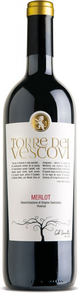 Вино Colli Vicentini, "Torre dei Vescovi" Merlot, Vicenza DOC