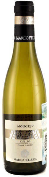 Вино Collio Pinot Grigio Mongris DOC 2007, 0.375 л