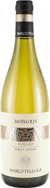 Вино Collio Pinot Grigio Mongris DOC 2009, 0.375 л