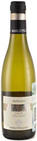 Вино Collio Pinot Grigio "Mongris" DOC, 2011, 0.375 л