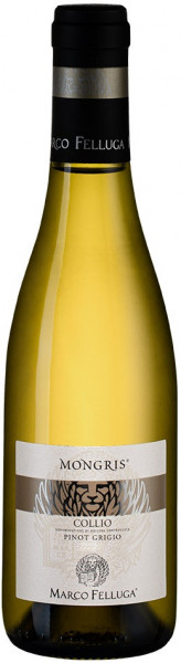 Вино Collio Pinot Grigio "Mongris" DOC, 2018, 0.375 л