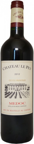 Вино Compagnet Vins, Chateau Le Pey "Cuvee Prestige", Medoc AOC, 2012