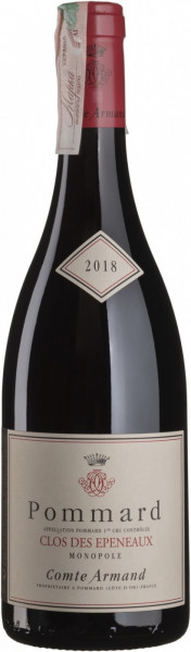 Вино Comte Armand, Pommard 1er Cru AOC "Clos des Epeneaux", 2018, 1.5 л