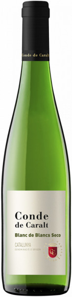 Вино Conde de Caralt, Blanc de Blancs Seco, Catalunya DO, 2016