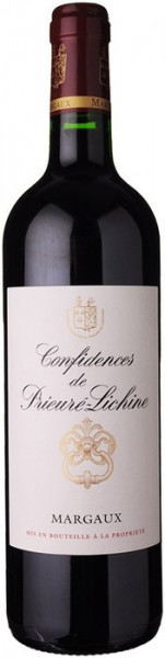 Вино "Confidences de Prieure-Lichine", Margaux AOC, 2017