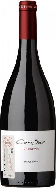 Вино Cono Sur, "20 Barrels" Pinot Noir, Limited Edition, Casablanca Valley DO, 2009