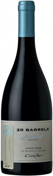Вино Cono Sur, "20 Barrels" Pinot Noir, Limited Edition, Casablanca Valley DO, 2017