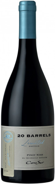 Вино Cono Sur, "20 Barrels" Pinot Noir, Limited Edition, Casablanca Valley DO, 2018