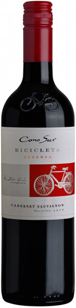 Вино Cono Sur, "Bicicleta" Cabernet Sauvignon, Rapel Valley DO, 2017