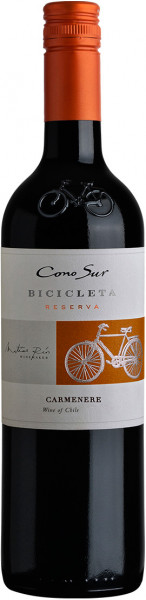 Вино Cono Sur, "Bicicleta" Carmenere, Rapel Valley DO, 2019