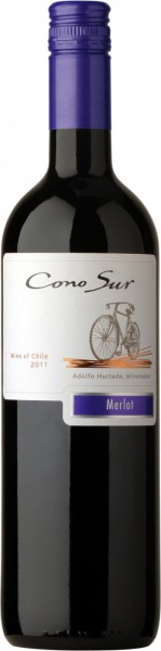 Вино Cono Sur, Merlot, Rapel Valley DO, 2011