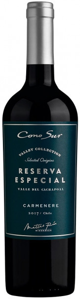 Вино Cono Sur, "Reserva Especial" Carmenere, Colchagua Valley DO, 2017