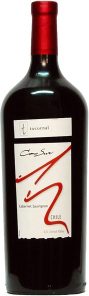 Вино Cono Sur Tocornal Cabernet Sauvignon Central Valley DO 2009, 1.5 л