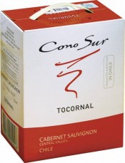 Вино Cono Sur, "Tocornal" Cabernet Sauvignon, Central Valley DO, 2011, 3 л