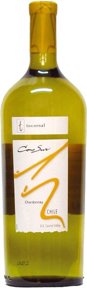Вино Cono Sur Tocornal Chardonnay Central Valley DO 2009, 1.5 л