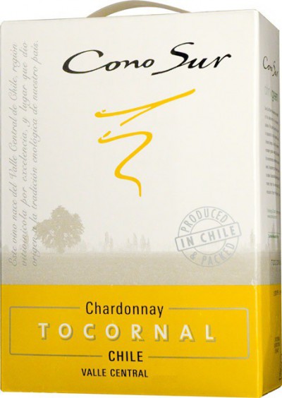 Вино Cono Sur, "Tocornal" Chardonnay, Central Valley DO, 2011, 3 л