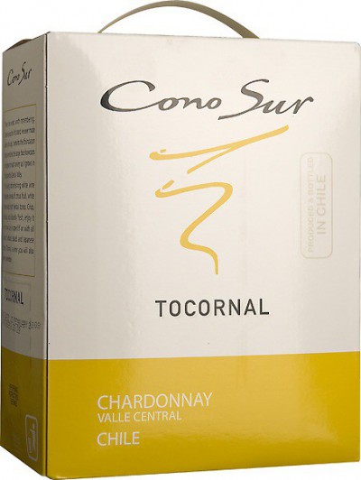 Вино Cono Sur, "Tocornal" Chardonnay, Central Valley DO, 2012, 3 л
