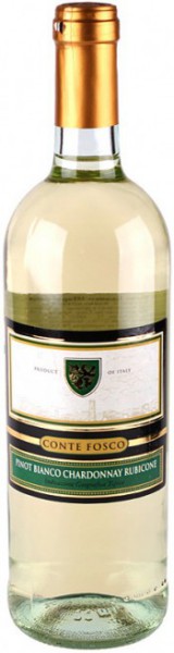 Вино Conte Fosco, Pinot Bianco-Chardonnay, Rubicone IGT, 2011