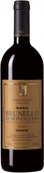 Вино Conti Costanti, Brunello di Montalcino Riserva DOCG, 2007