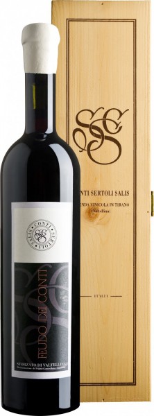 Вино Conti Sertoli Salis, "Feudo dei Conti", 2004, wooden box