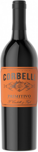 Вино "Corbelli" Primitivo, Puglia IGT