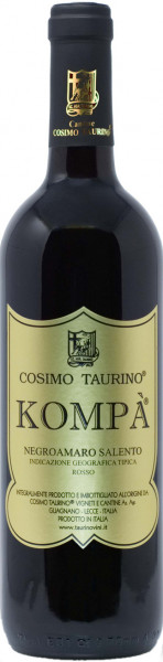 Вино Cosimo Taurino, "Kompa" Negroamaro, Salento IGT Rosso