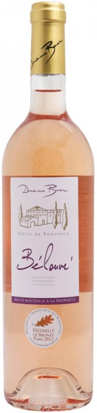 Вино Cotes de Provence AOC "Belouve", 2016