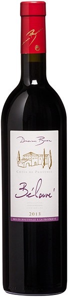 Вино Cotes de Provence AOC, "Belouve" Rouge, 2013, 0.375 л