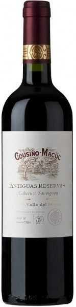 Вино Cousino-Macul, "Antiguas Reservas" Cabernet Sauvignon, Maipo Valley, 2018