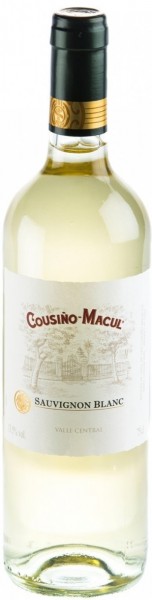 Вино Cousino-Macul, Sauvignon Blanc, Central Valley, 2013, 0.375 л