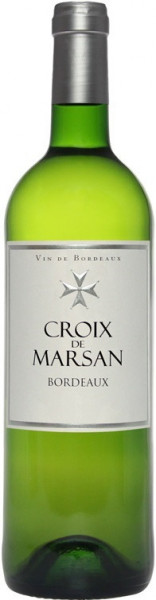 Вино "Croix de Marsan" Bordeaux AOC Blanc