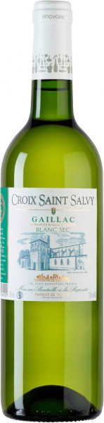 Вино "Croix Saint Salvy" Blanc Sec, Gaillac АОC, 2021