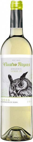 Вино Cuatro Rayas, "Organic" Verdejo, Rueda DO, 2021