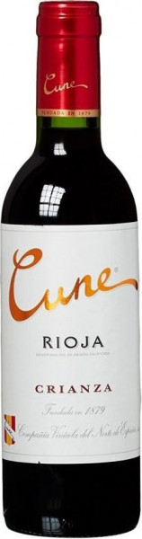 Вино "Cune" Crianza, 2016, 0.375 л