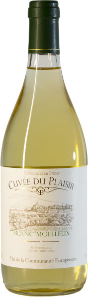 Вино "Cuvee du Plaisir" Blanc Moelleux