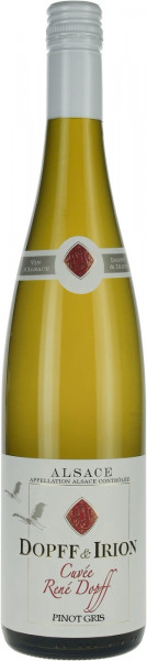 Вино "Cuvee Rene Dopff" Pinot Gris, Alsace AOC, 2021