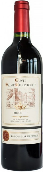 Вино "Cuvee Saint Christophe" Rouge Demi-Doux