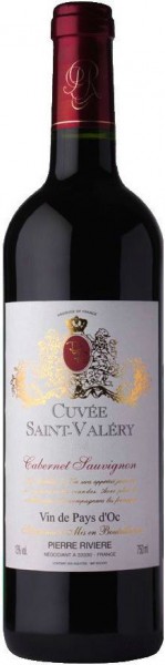 Вино "Cuvee Saint-Valery" Cabernet Sauvignon, Vin de Pays d'Oc