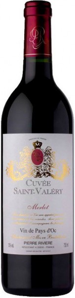 Вино "Cuvee Saint-Valery" Merlot, Vin de Pays d'Oc