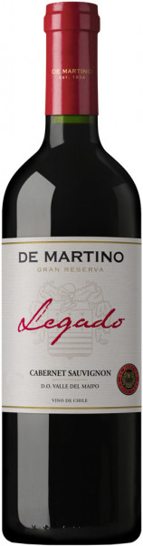 Вино "De Martino", Legado Cabernet Sauvignon, Maipo DO, 2016