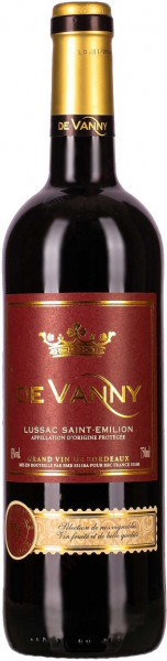 Вино "De Vanny" Lussac Saint-Emilion AOP