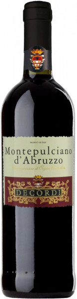 Вино "Decordi" Montepulciano d'Abruzzo DOC, 2015