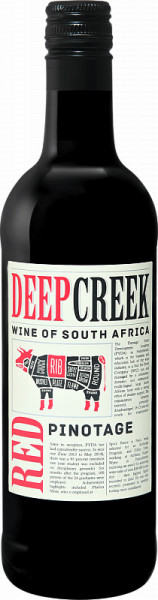 Вино "Deep Creek" Pinotage, 0.375 л