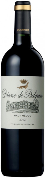 Вино "Diane de Belgrave", Haut-Medoc AOC, 2012